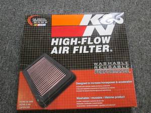 lot 131 image: K&N high flow air filter 33-2298...