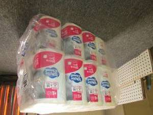 lot 146 image: white cloud 3 ply bath tissue 8 pol...