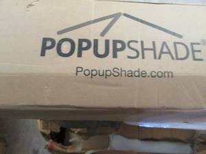 lot 151 image: 10 foot x 10 foot blue pop up shad...