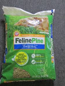 lot 154 image: bag of feline pine all natural pine...