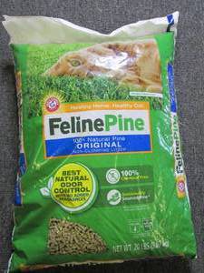 lot 155 image: bag of feline pine all natural pine...