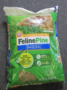 lot 157 image: bag of feline pine all natural pine...