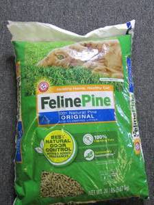 lot 160 image: bag of feline pine all natural pine...