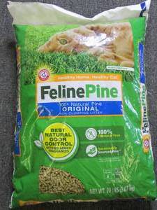 lot 162 image: bag of feline pine all natural pine...