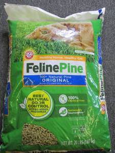 lot 163 image: bag of feline pine all natural pine...