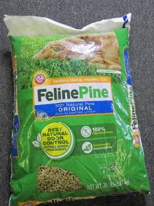 lot 164 image: bag of feline pine all natural pine...