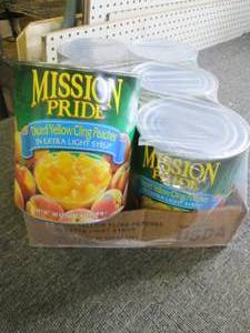 lot 178 image: case of 6 cans of mission pride dic...