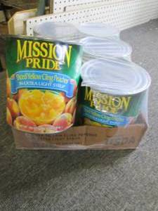 lot 179 image: case of 6 cans of mission pride dic...
