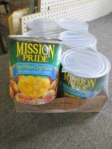 lot 180 image: case of 6 cans of mission pride dic...