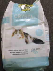 lot 189 image: 8lb bag of crystal the litter that ...