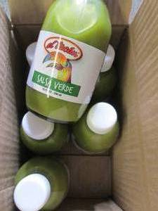 lot 195 image: case of 610 fl oz bottles of salsa...