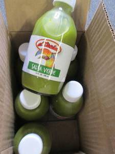 lot 197 image: case of 610 fl oz bottles of salsa...