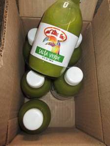 lot 201 image: case of 610 fl oz bottles of salsa...