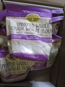 lot 203 image: case of 8  2 lb bags of golden hom...