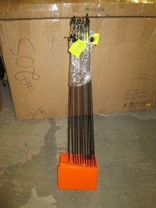 lot 213 image: 11 garden flag stands ...