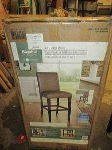 lot 229 image: 2 in 1 bar stool open box ...