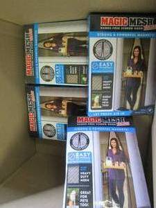 lot 236 image: box of 11 magic mesh screen doors a...