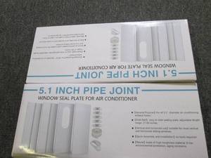 lot 241 image: 2 window seal plates for air condit...