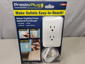 lot 38 image: New Presto Plug
