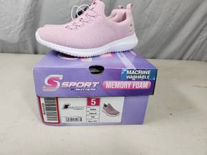 lot 63 image: New Skechers Memory Foam Sneakers