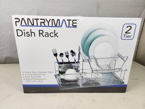 lot 68 image: New 2 Tier PantryMate Dish Rack