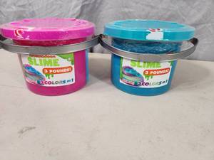 lot 75 image: 2 New 3 lb Buckets of Slime