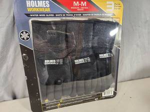 lot 84 image: New 3 Pack of Holmes Workgear Gloves