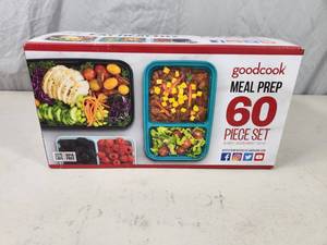 lot 92 image: New GoodCook 60 Piece Meal Prep Set