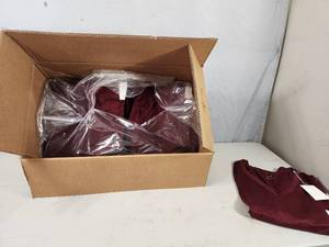 lot 97 image: New Case of 24 A New Day Long Sleeve Burgundy Tops
