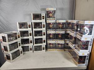 lot 112 image: Bulk Lot of 28 Harry Potter and Captain Hook Funko Pops
