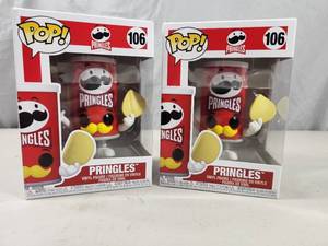 lot 148 image: 2 New Pringles Funko Pop #106