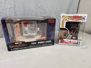 lot 165 image: 2 New Funko Pop Figurines