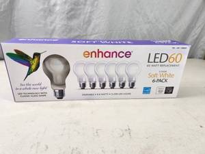 lot 170 image: New 6 Pack of LED Lightbulbs