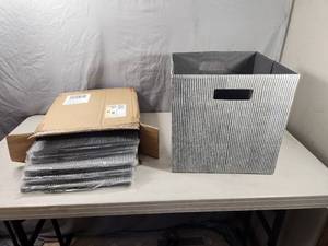 lot 189 image: New Case of Collapsible Storage Bins