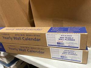 lot 111 image: 2023 Yearly Wall Calendars