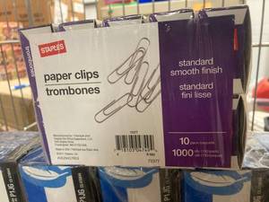 lot 70 image: Bulk Paper Clips