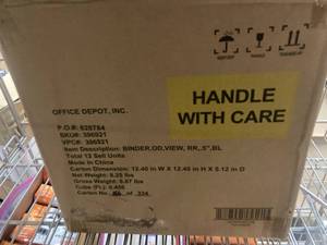 lot 83 image: Half-Inch Three Ring Binders