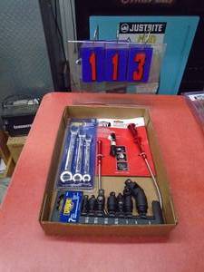 Flat of tools. As shown.