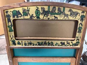 lot 7 image: Antique Childrens Chalkboard 41 Inches Tall