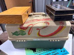 lot 36 image: Tacklebox & 2 Vintage Boxes