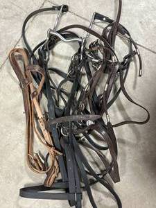lot 45 image: Equestrian Leather & Bits