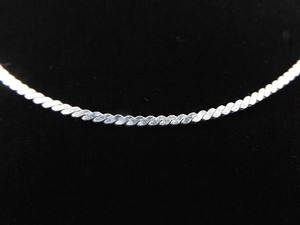 .925 Sterling Silver Thicker S Link Necklace