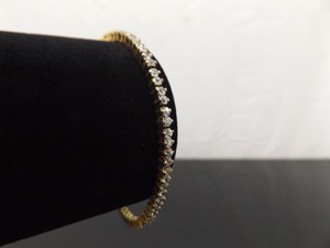 .925 Sterling Silver Zirconia Tennis Bracelet Size 7.25