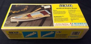 lot 37 image: Midwest Products The Skiff All Wood Display Model #967