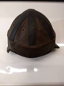 lot 39 image: Wembley Tailgate The Old Leatherhead Vintage Style Football Helmet