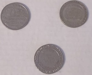 lot 84 image: 2 - Golden Nugget and 1 - Bally Gaming Token