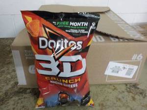 lot 58 image: Case of 8 - 7 14 oz Bags Doritos 3...