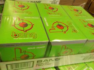 lot 97 image: 24 Pack Bang Sour Heads...
