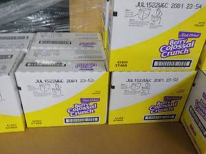 lot 108 image: 6 Boxes Berry Colossal Crunch...