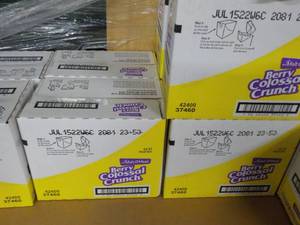 lot 110 image: 6 Boxes Berry Colossal Crunch...